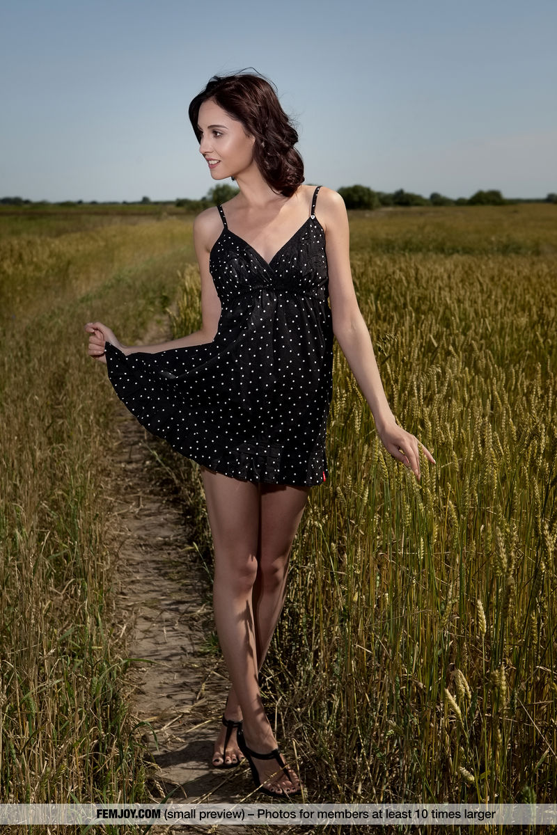 Sabrina G in Field Of Gold photo 2 of 17